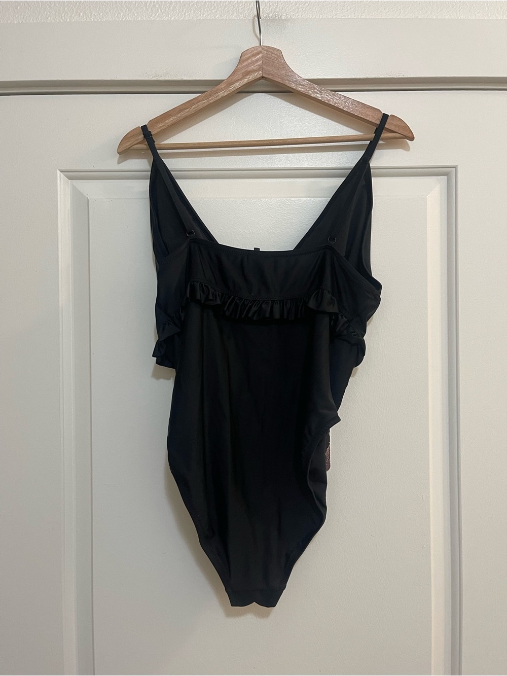 J.Crew Ruffle Plunge One-Piece Swimsuit - Picture 4 of 7